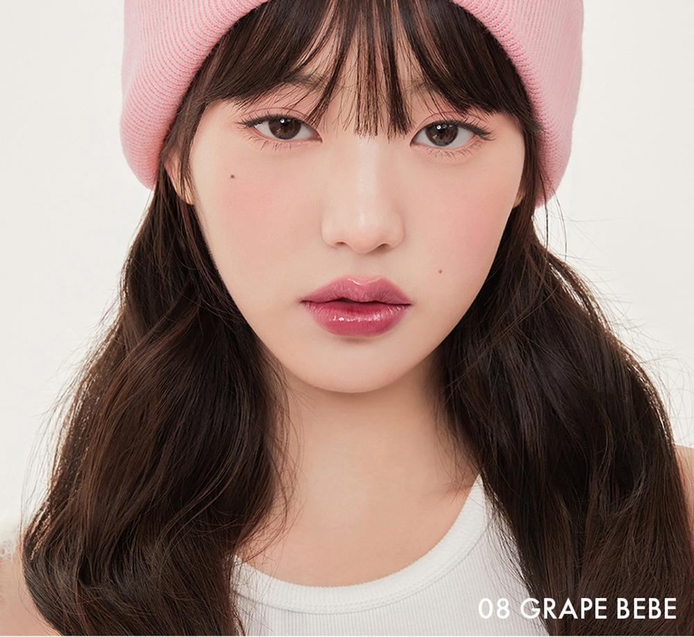 打造減齡唇兒唇👼～韓國 Amuse Bebe Tint 豐盈水光嬰兒唇釉 - 8色選擇