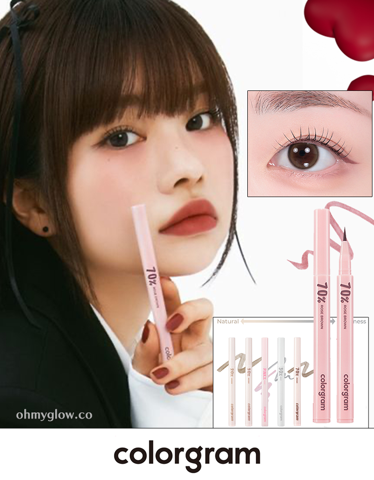 新色入！韓國 Colorgram Shade Re-forming Brush Liner 多功能眼下卧蠶陰影液筆(#01-08) - 8色選擇