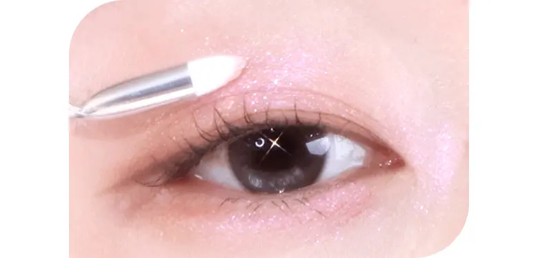 乾閃濕閃都用得~韓國FilliMilli Point Glitter Brush Duo 重點亮片眼影掃(Shimmer + Glitter Brush) 一套2支裝