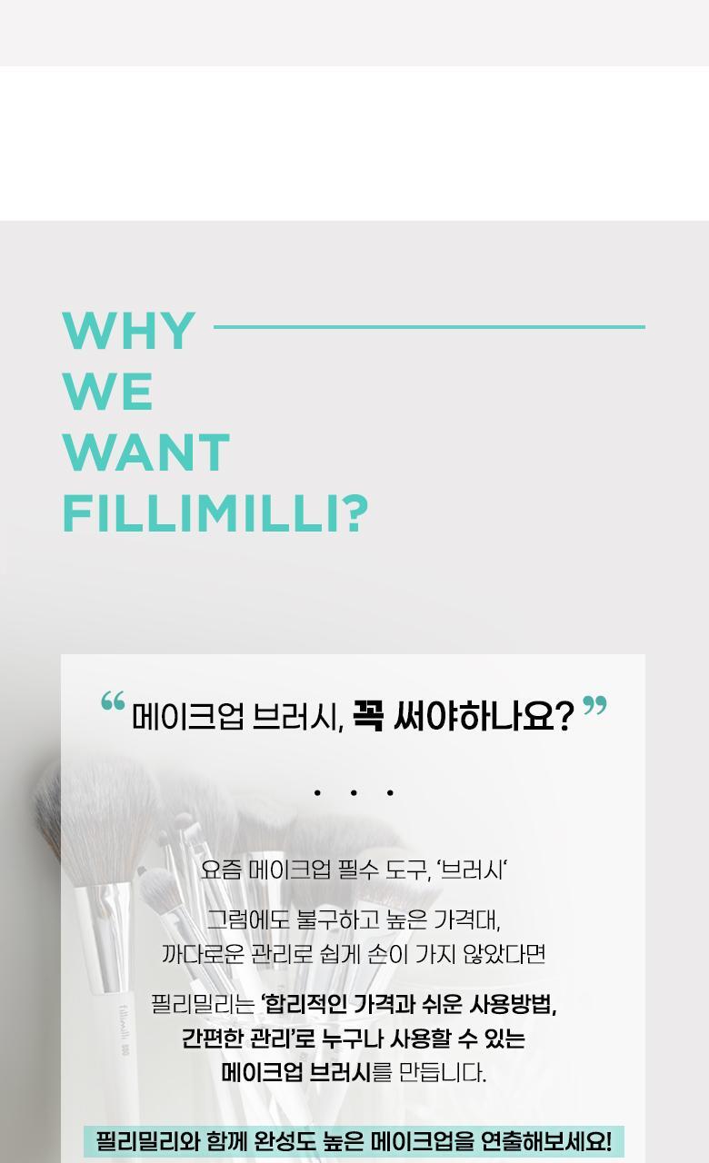 乾閃濕閃都用得~韓國FilliMilli Point Glitter Brush Duo 重點亮片眼影掃(Shimmer + Glitter Brush) 一套2支裝