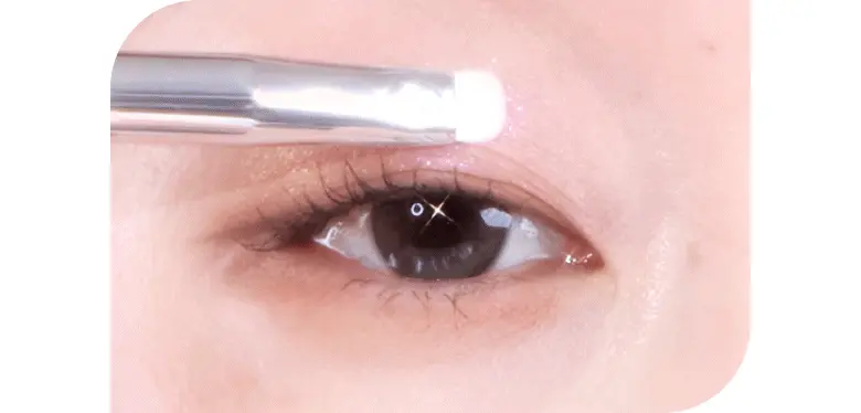 乾閃濕閃都用得~韓國FilliMilli Point Glitter Brush Duo 重點亮片眼影掃(Shimmer + Glitter Brush) 一套2支裝