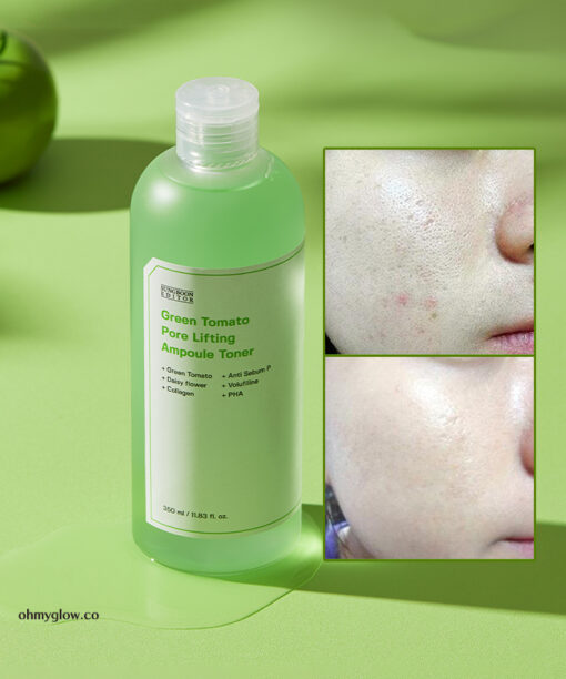 韓國 Sungboon Editor Green Tomato Pore Lifting Ampoule Toner 綠番茄緊緻收毛孔安瓶爽膚水 - 350ml