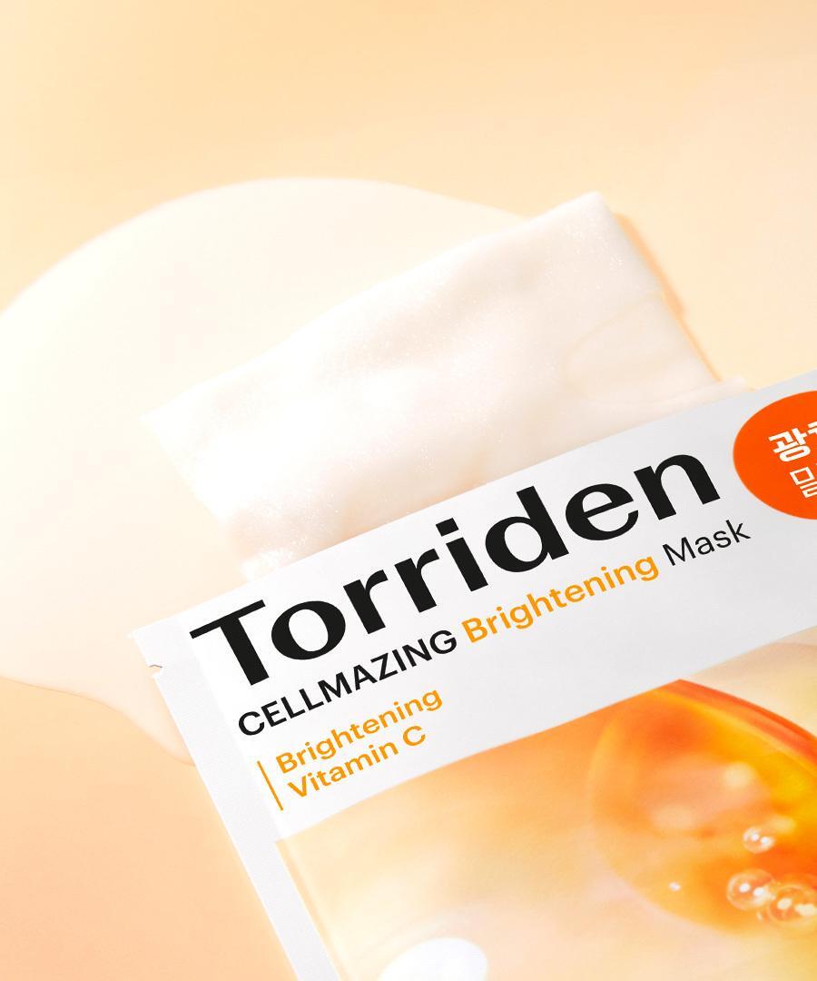 韓國 Torriden Cellmazing Vita C Brightening Mask 維C美白保濕透肌面膜 - 單片26ml