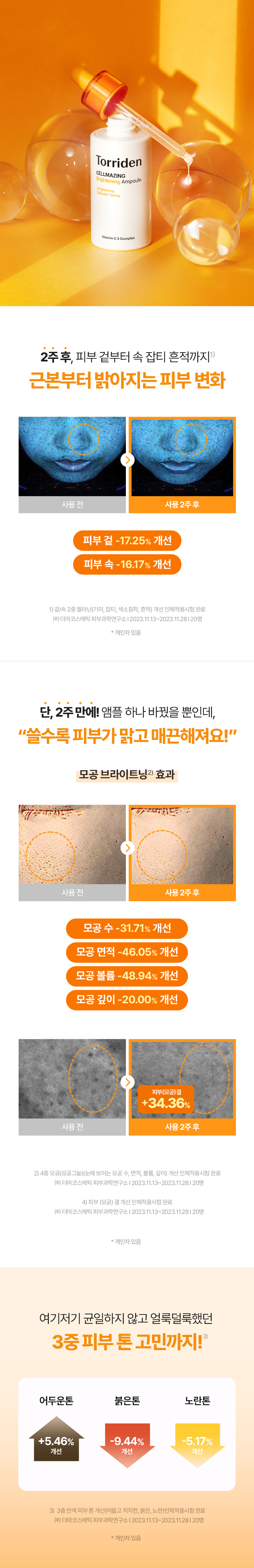 韓國 Torriden Cellmazing Vita C Brightening Serum 維C美白保濕透肌精華 - 30ml