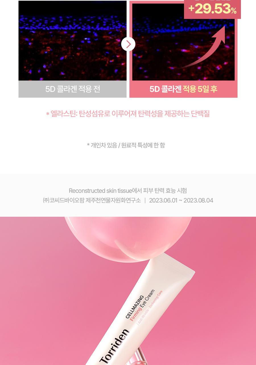 韓國 Torriden Cellmazing Collagen Firming Eye Cream 低分子膠原蛋白彈力緊緻眼霜 - 30ml