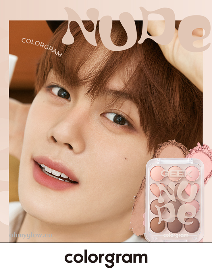〔最新#Nude Geek盤入〕韓國 Colorgram X ShuHua 💗 Pin Point Eyeshadow Palette 12色心心計算機眼影盤(#01-07) - 7色調選擇