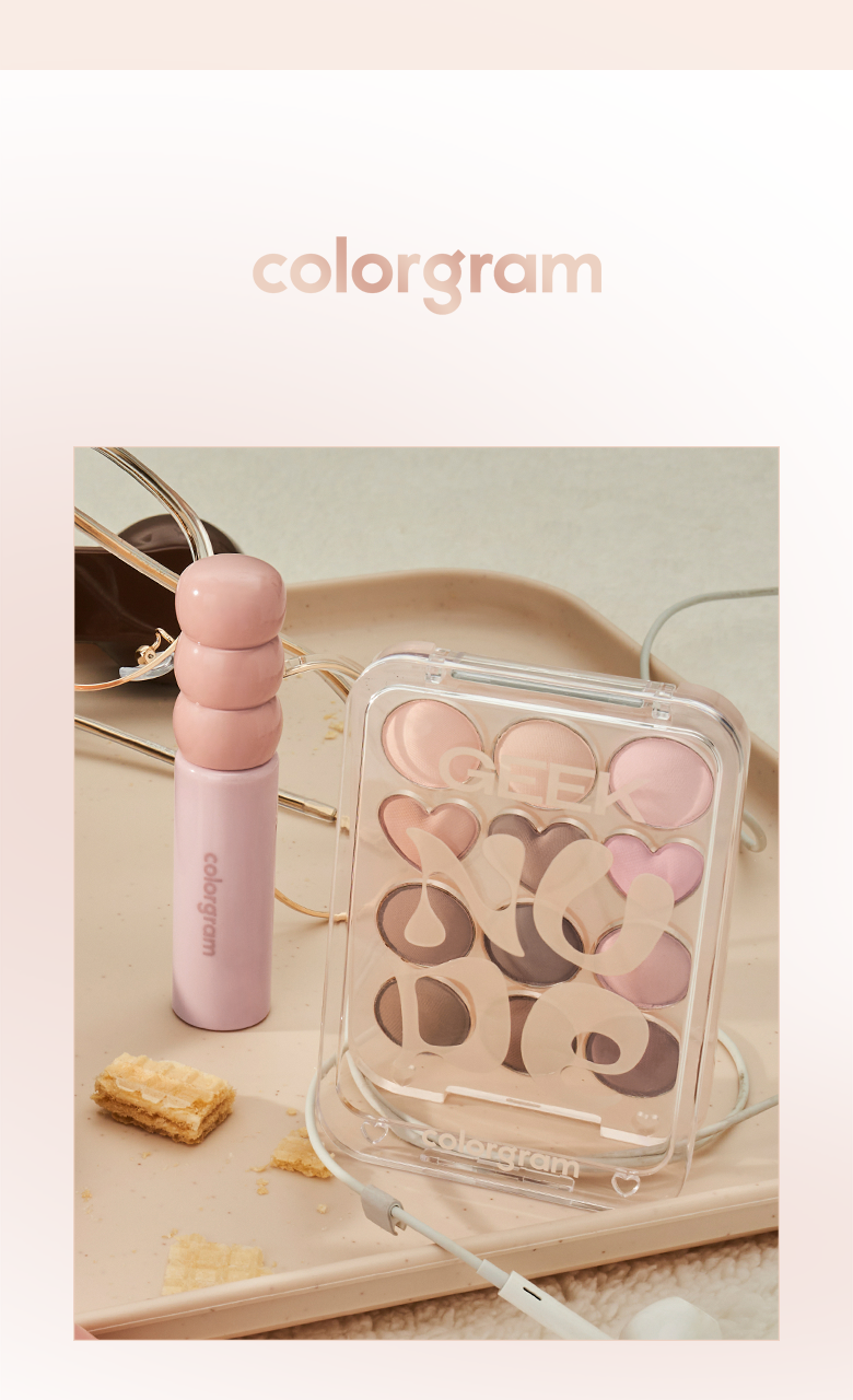 〔最新#Nude Geek盤入〕韓國 Colorgram X ShuHua 💗 Pin Point Eyeshadow Palette 12色心心計算機眼影盤(#01-07) - 7色調選擇