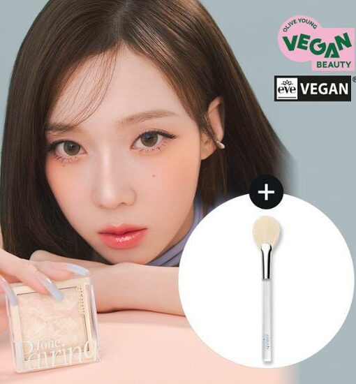 【送高光掃✨】韓國 Espoir Tone Pairing Highlighter 大理石紋高光盤連高光掃 - 3色選擇