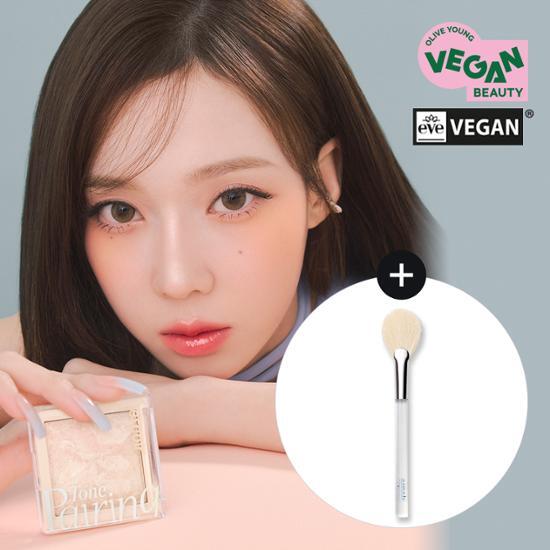 【送高光掃✨】韓國 Espoir Tone Pairing Highlighter 大理石紋高光盤連高光掃 - 3色選擇