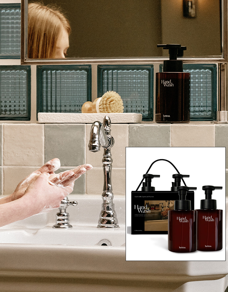 韓國 hetras Perfume Bubble Hand Wash 2P Set 香水泡泡洗手液2支裝 515ml x 2 - 5種香味選擇