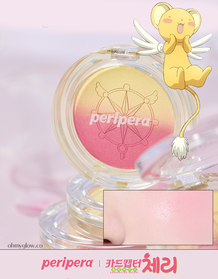 【限量新色🌸小櫻系列】校正膚色X胭脂 ～peripera Pure Blushed Custom Cheek 雙色漸變修正調色胭脂(#01-05)- 05 Dreamy Cherry