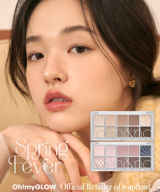 韓國 romand Better Than Palette #Spring Fever 系列 💙 10色眼影盤 🤎 – 2色調選擇