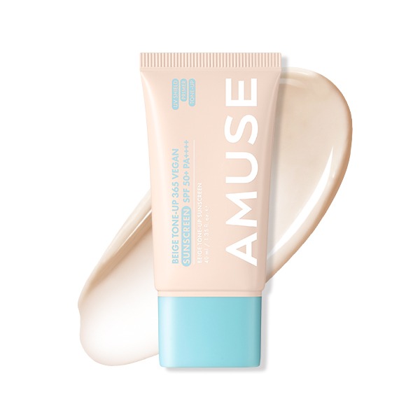 韓國 AMUSE Beige Tone Up 365 Vegan Sunscreen 365天提亮純素有色防曬霜SPF50+ PA++++