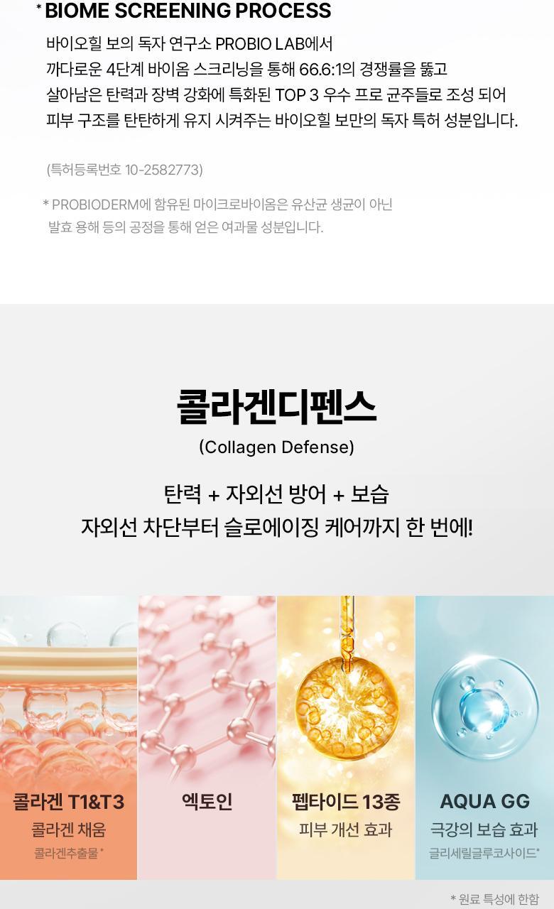 韓國 Bio Heal BOH Probioderm Collagen Tightening Capsule Sun Serum SPF 50+ PA++++ 益生菌膠原蛋白緊緻防曬精華 - 50ml