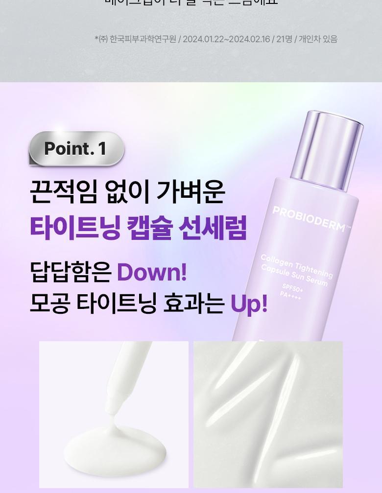 韓國 Bio Heal BOH Probioderm Collagen Tightening Capsule Sun Serum SPF 50+ PA++++ 益生菌膠原蛋白緊緻防曬精華 - 50ml
