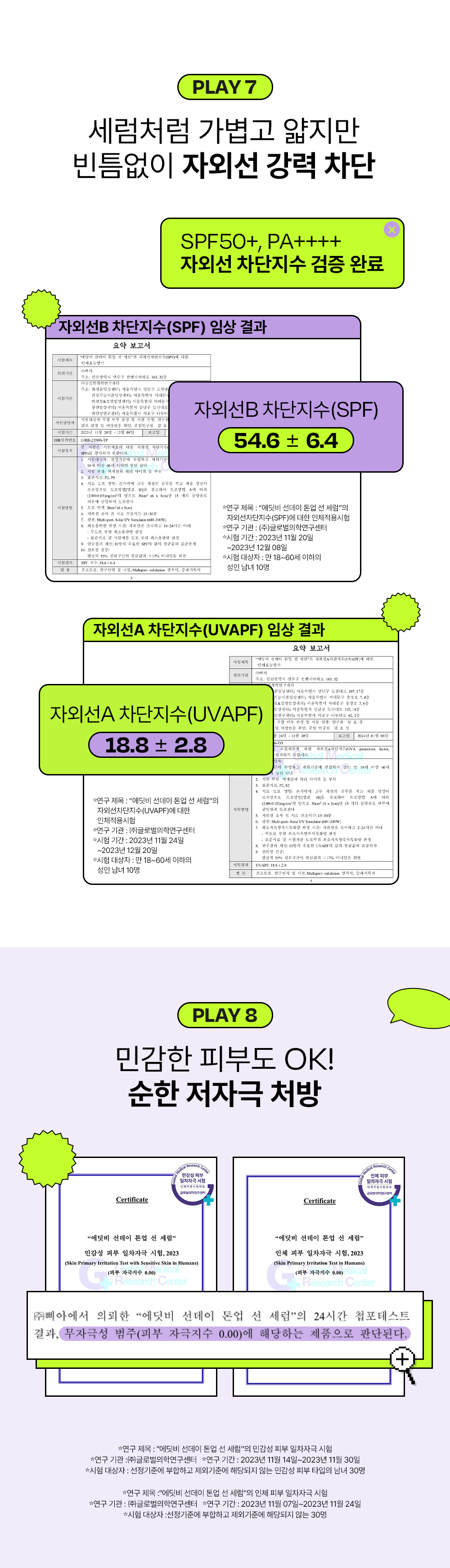 韓國 EDIT.B Sunday Tone-Up Sun Serum 💜 妝前調色提亮去黃防曬精華 SPF50+ PA++++