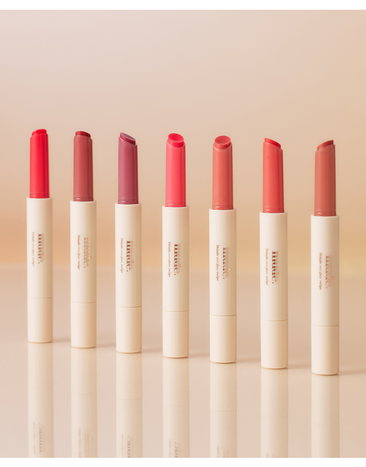 新色#08入!韓國 Mude Drizzle Balm 水亮晶漾唇蜜護唇唇膏(#01-08) - 8色選擇