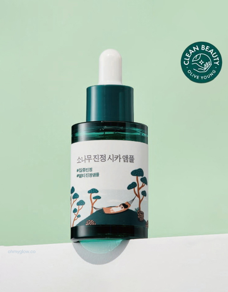 韓國 RoundLab Pine Calming CICA Ampoule 松樹積雪草鎮靜安瓶精華 - 30ml