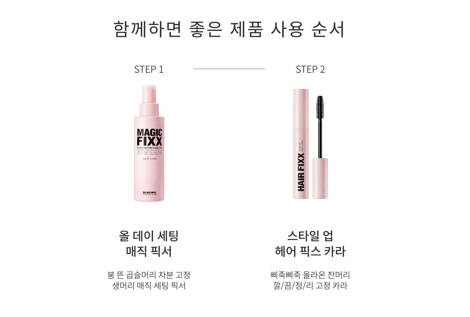 一梳貼服~韓國 So Natural Style Up Hair FIXX Cara 髮碎毛躁髮毛整理膏