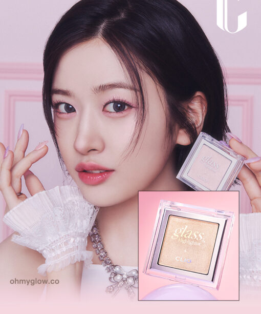 韓國 CLIO #Luxury KoShort 貓貓系列 X 俞真 Glass & Highlighter 玻璃光澤Natural Glow高光 - 2色選擇