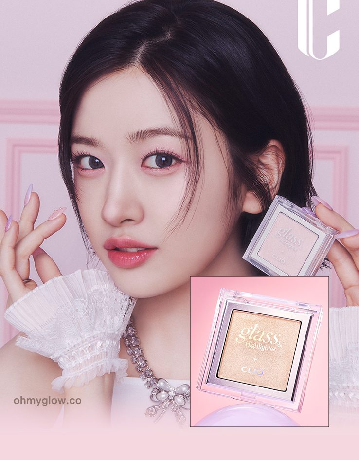 韓國 CLIO #Luxury KoShort 貓貓系列 X 俞真 Glass & Highlighter 玻璃光澤Natural Glow高光 - 2色選擇