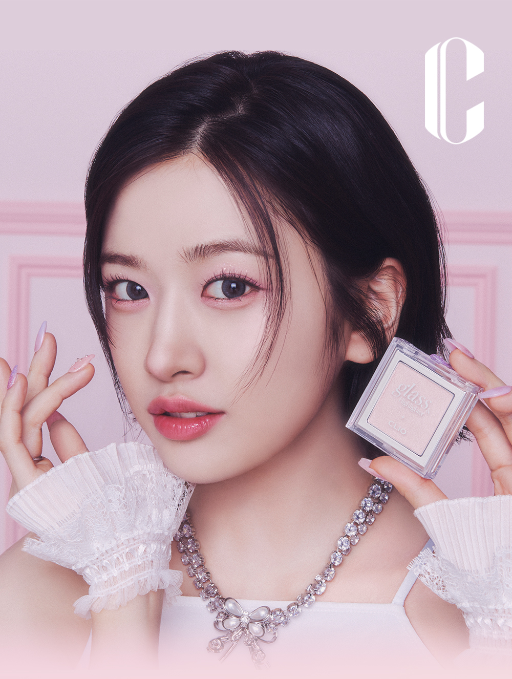 韓國 CLIO #Luxury KoShort 貓貓系列 X 俞真 Glass & Highlighter 玻璃光澤Natural Glow高光 - 2色選擇