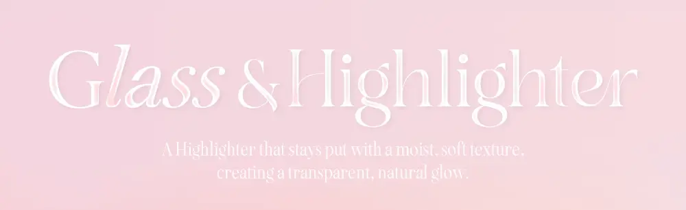 韓國 CLIO #Luxury KoShort 貓貓系列 X 俞真 Glass & Highlighter 玻璃光澤Natural Glow高光 - 2色選擇