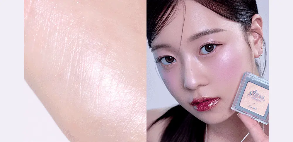 韓國 CLIO #Luxury KoShort 貓貓系列 X 俞真 Glass & Highlighter 玻璃光澤Natural Glow高光 - 2色選擇
