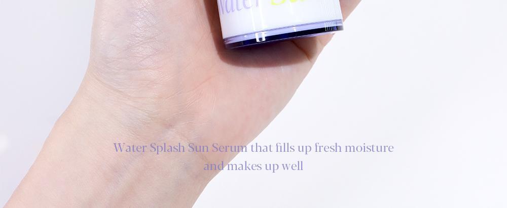 【限量套裝送卸妝油】韓國 espoir Water Splash Sun Serum 爆水防曬精華50ml送卸妝油(+25ml) SPF50+ PA+++