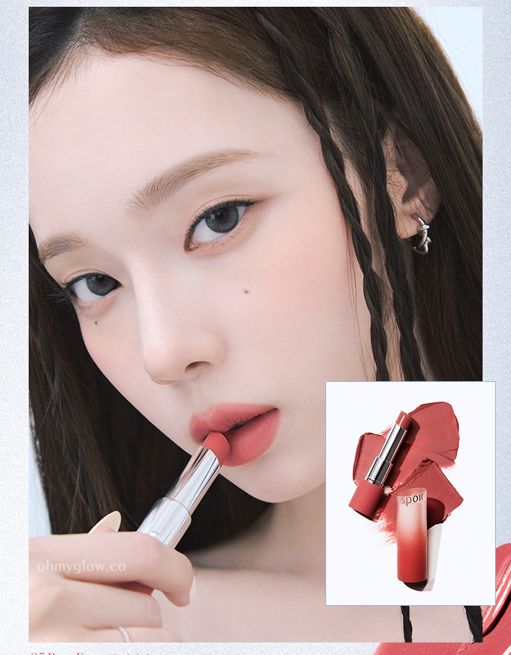 韓國 espoir Nowear Lipstick Volume Matte Overlip立體霧面唇膏(#01-08) - 8色選擇