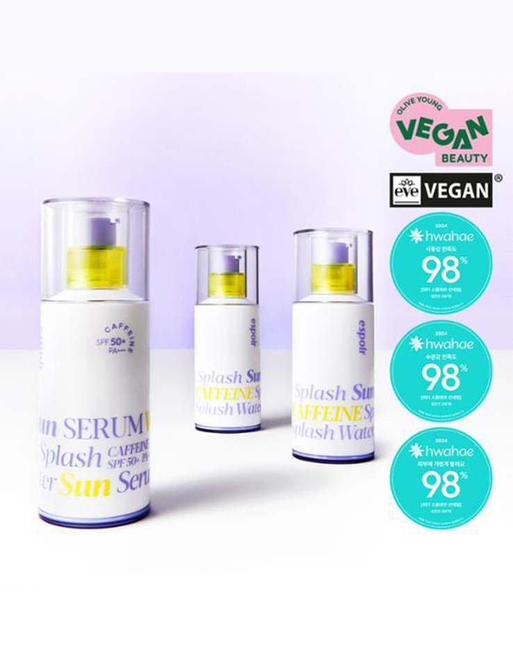 【限量套裝送卸妝油】韓國 espoir Water Splash Sun Serum 爆水防曬精華50ml送卸妝油(+25ml) SPF50+ PA+++