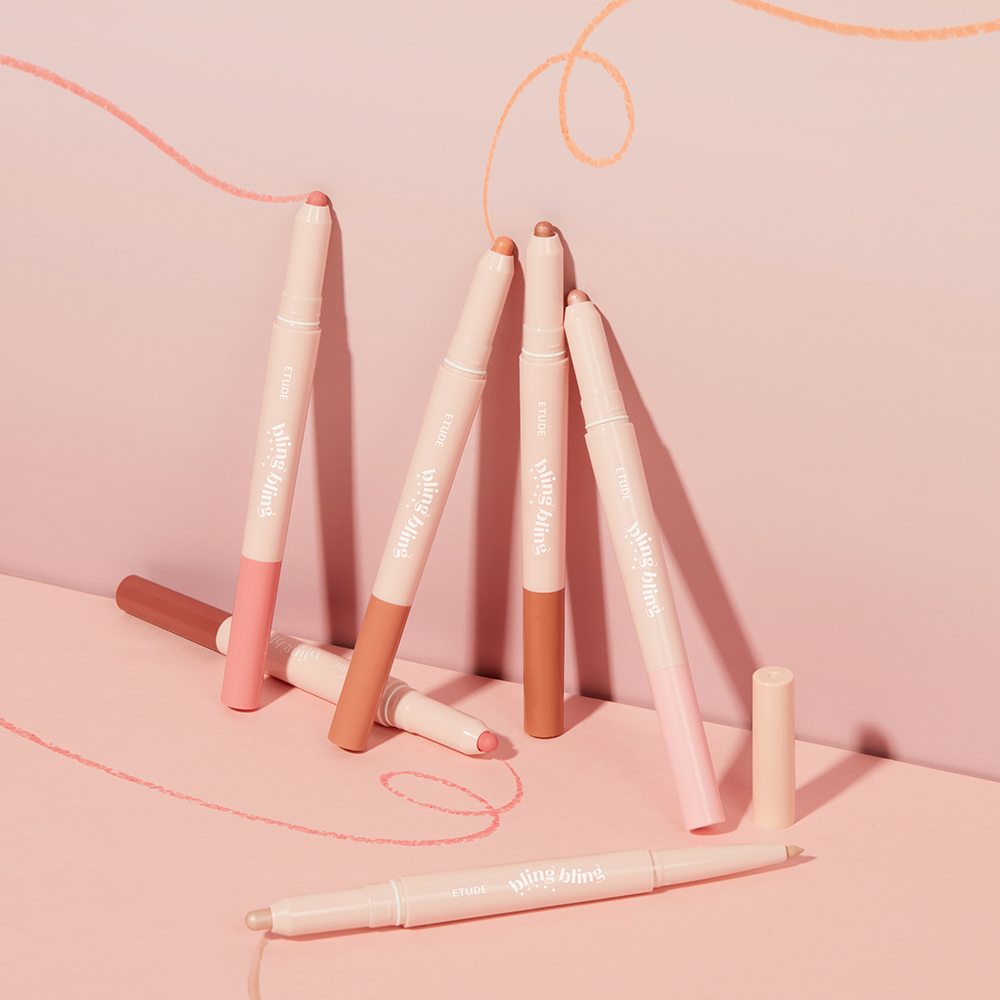 韓國 etude Bling Bling Idol Stick 閃亮雙頭眼影卧蠶筆 - 6色選擇 韓國 etude Bling Bling Idol Stick 閃亮雙頭眼影卧蠶筆 - 6色選擇