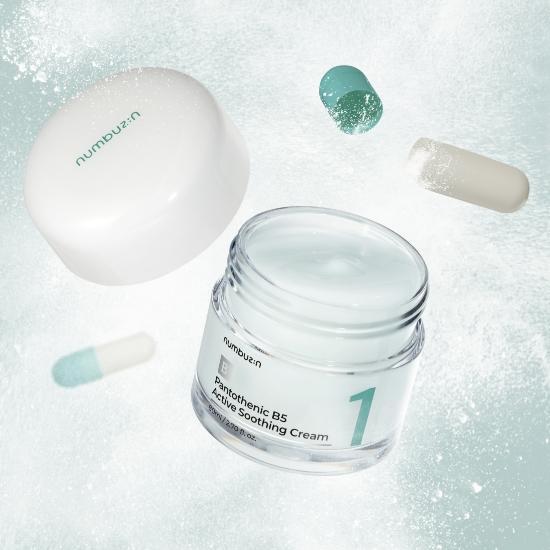 根源解決皮脂粉刺～韓國 numbuzin Pantothenic B5 Active Soothing Cream 活性泛酸B5控油舒緩保濕啫喱面霜 - 80ml