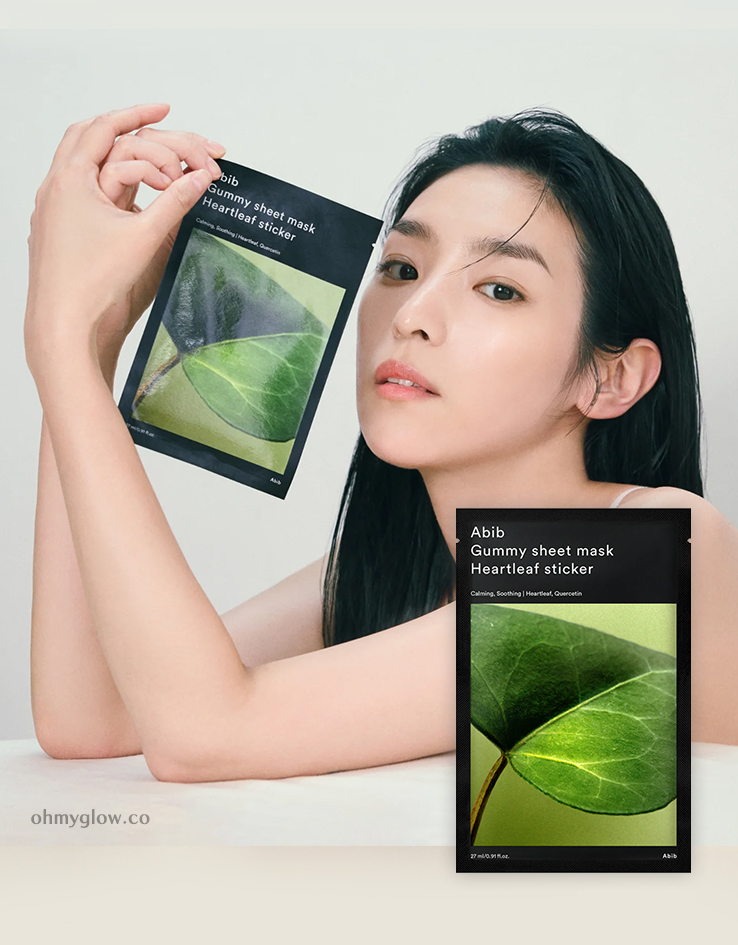 23年新版～韓國 ABIB 23AD Gummy Sheet Mask Heartleaf Sticker 香口膠魚腥草面膜 一盒10片 - 2種選擇