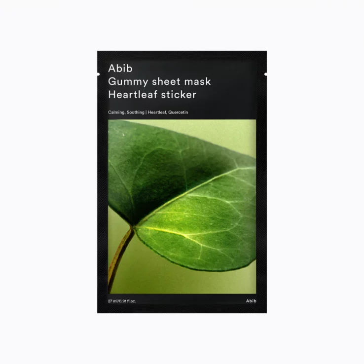 23年新版～韓國 ABIB 23AD Gummy Sheet Mask Heartleaf Sticker 香口膠魚腥草面膜 一盒10片 - 2種選擇