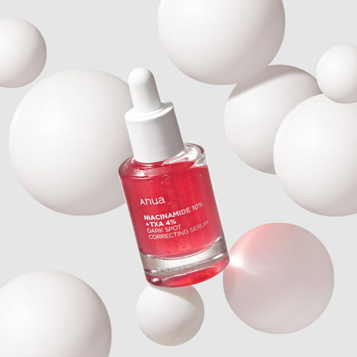 高濃度美白功能性成份！韓國 ANUA Niacinamide 10% + TXA 4% SERUM 粉紅熊果素4%傳明酸提亮去斑美白精華 - 30ml