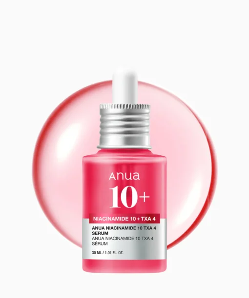 高濃度美白功能性成份！韓國 ANUA Niacinamide 10% + TXA 4% SERUM 粉紅熊果素4%傳明酸提亮去斑美白精華 - 30ml