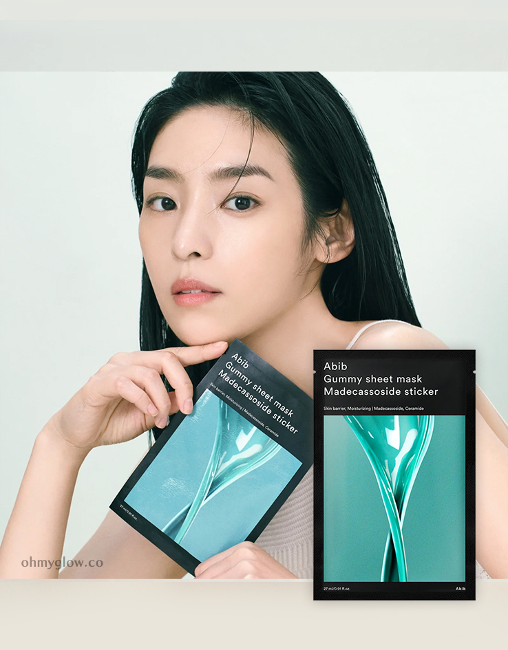 [升級新版] 韓國 Abib Gummy Sheet Mask Madecassoside Sticker 香口膠積雪草面膜 一盒10片