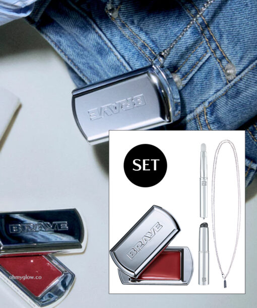 韓國小眾 BRAYE LIPSLEEK 便攜Fashionable唇頰兩用唇膏 + 專用飾鏈 + 唇掃 優惠組合 - 自由選擇