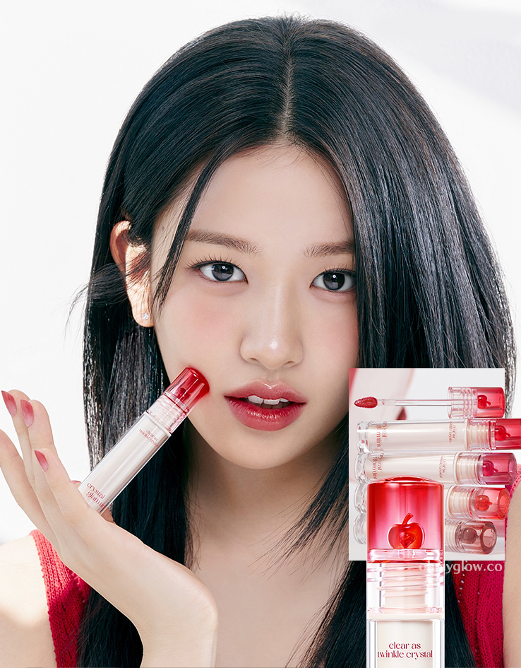 新色🍎Apple 系列入！消委會5星唇彩！韓國Clio X 俞真 Crystal Glam Tint 晶透水光唇釉#01-20 - 20色選擇
