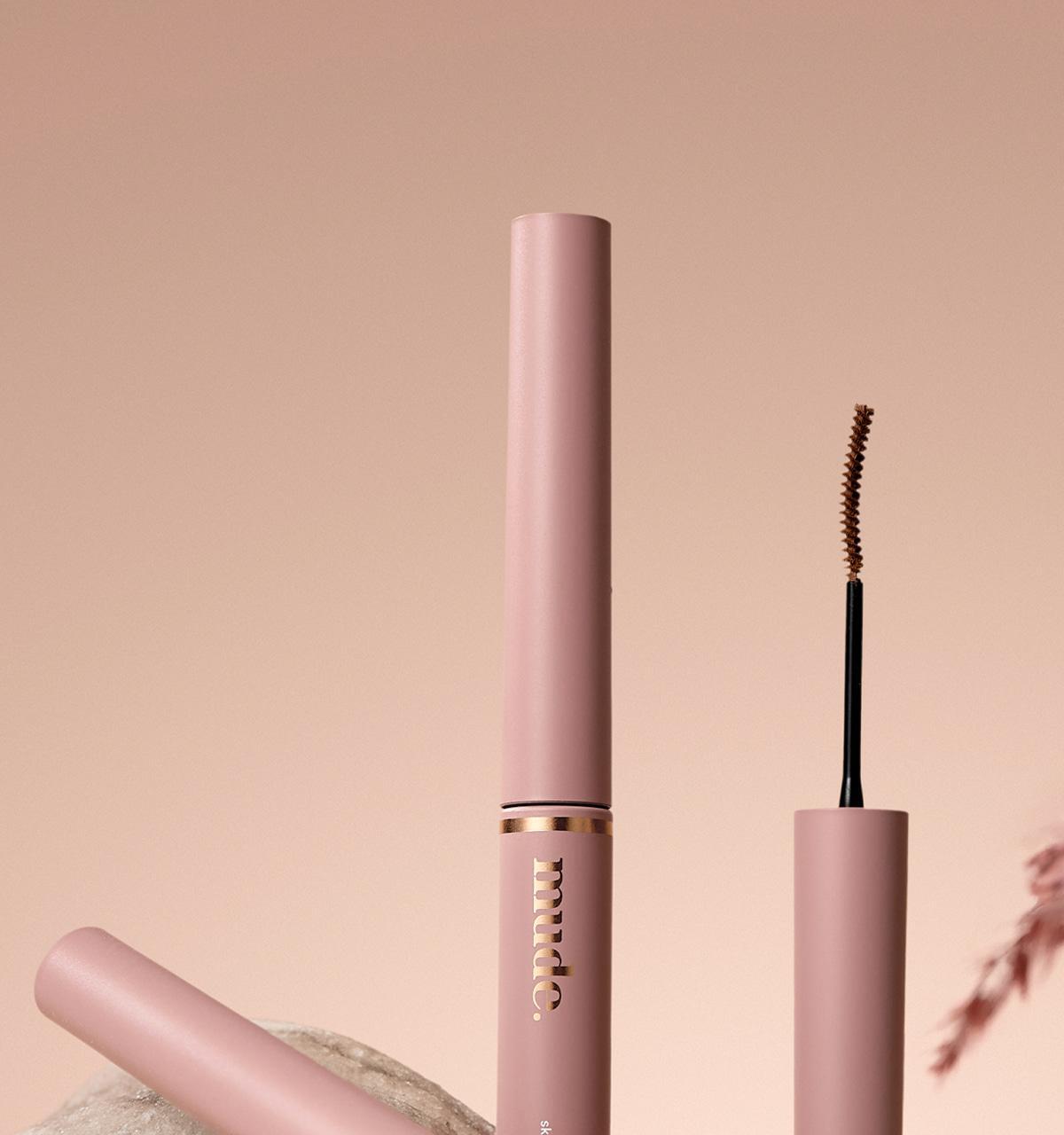 韓國睫毛專家Mude Inspire Skinny Curling & Multi-fixer Mascara 極細捲翹睫毛膏/眉睫打底定型膏 - #08 Mojave Pink
