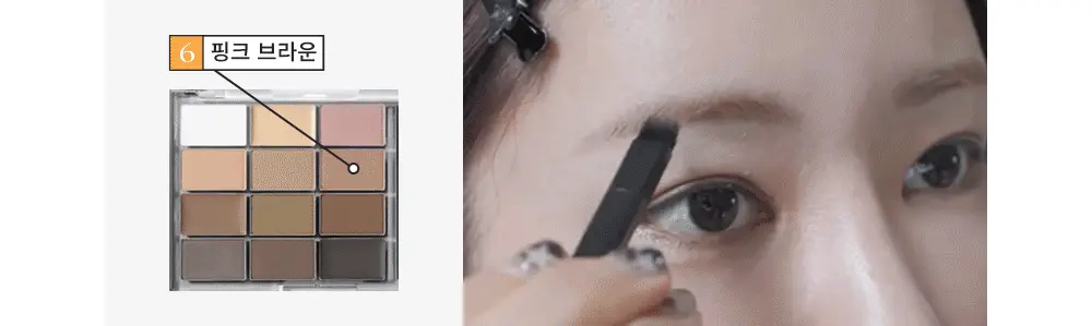 多色連遮瑕膏定妝粉～韓國 WakeMake Soft Drawing Brow Palette 多用途All in One 3步造型12色眉盤連眉刷