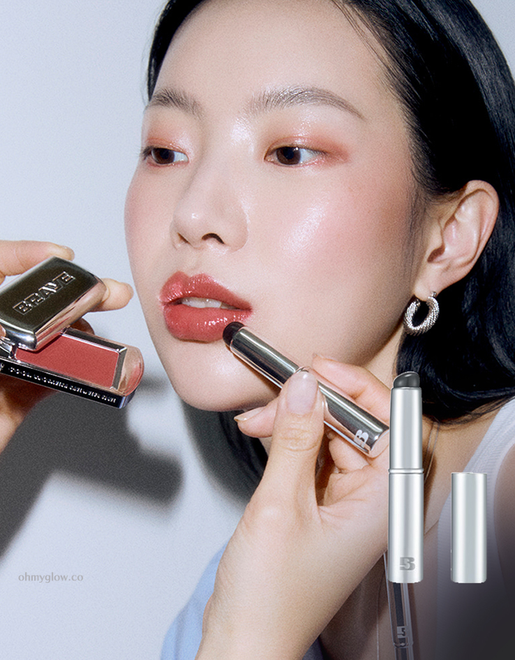 韓國小眾 BRAYE Fingertip Silicon Brush 矽膠手指頭觸感唇掃連蓋