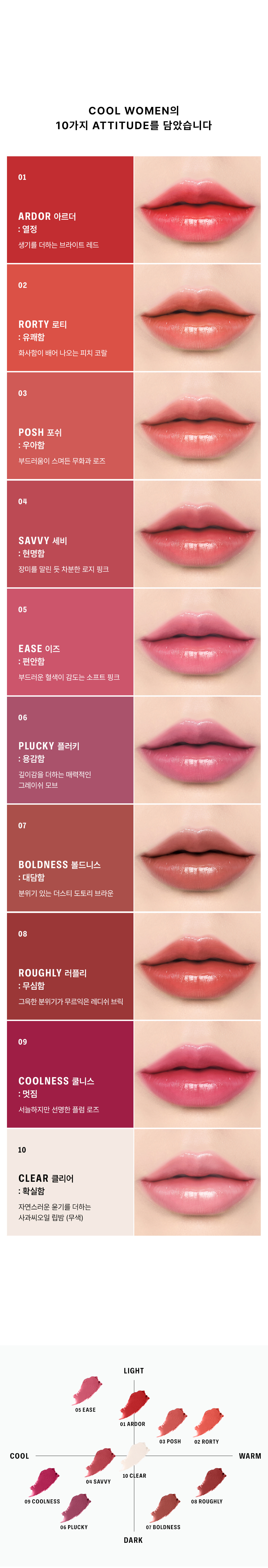 韓國小眾BRAYE LIPSLEEK 全銀酷爆便攜唇頰兩用唇膏 - 10色選擇