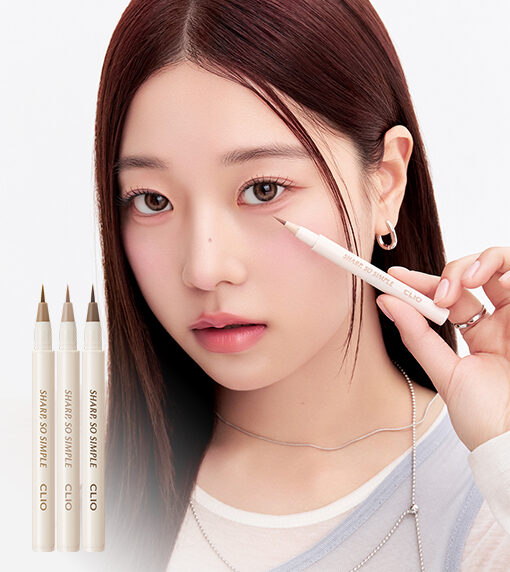 一筆多用改善眼型～韓國 CLIO Sharp So Simple Shade Brush Liner 卧蠶陰影眼線液筆 - 3色選擇