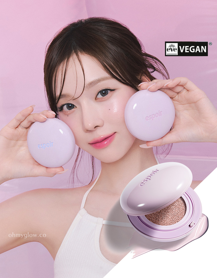 韓國 espoir Dewlike Jello Tone Up Cushion 露水果凍水光調色保濕提亮氣墊 SPF50+ PA+++ - (紫/桃膚/藍)3色選擇 韓國 espoir Dewlike Jello Tone Up Cushion 露水果凍水光調色保濕提亮氣墊 SPF50+ PA+++ - (紫/桃膚/藍)3色選擇