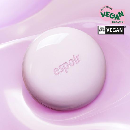 韓國 espoir Dewlike Jello Tone Up Cushion 露水果凍水光調色保濕提亮氣墊 SPF50+ PA+++ - (紫/桃膚/藍)3色選擇