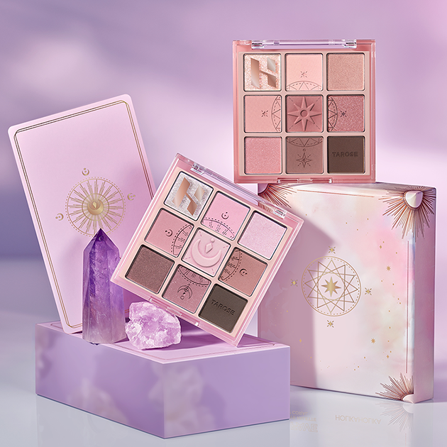〖TAROSE塔羅系列〗韓國 Holika Holika My Fave Mood Eye Palette 9色眼影盤 #Taro Reader #Pick the Rose - 2款選擇