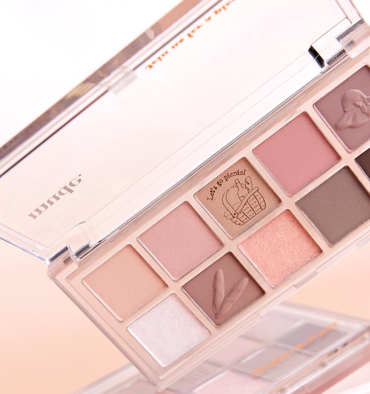 🧡Picnic 野餐系列 韓國 mude Shawl Moment Eyeshadow Palette 十色眼影盤 #07 Picnic Time 柔和淡粉珊瑚