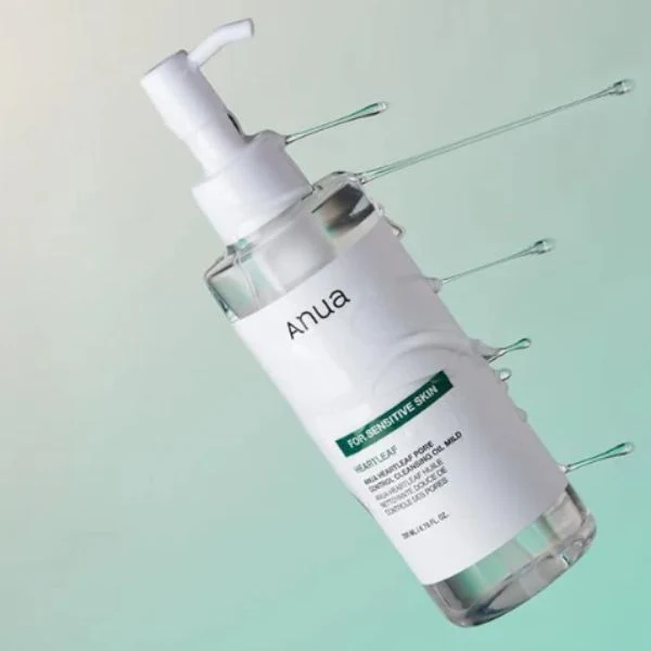 推介敏感毛孔粗糙肌~韓國 Anua Heartleaf Pore Cleansing Oil MILD 魚腥草溶解黑頭粉刺清毛孔卸妝油(溫和版) - 200ml